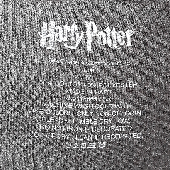 Harry Potter Deathly Hallows Unisex T-Shirt NWT - Picture 4 of 8